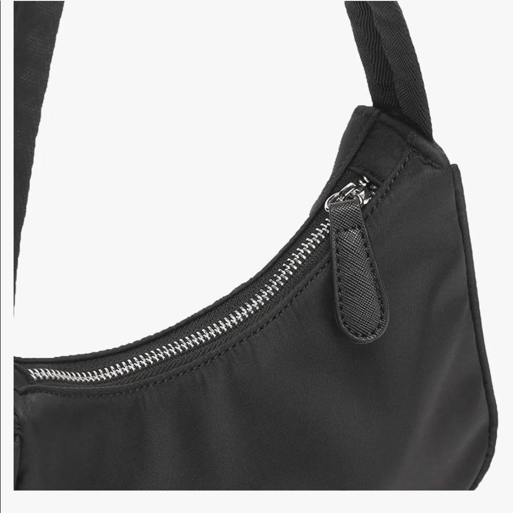 Small Nylon Shoulder Bag Waterproof Handbag Purse - Picture 3 of 4